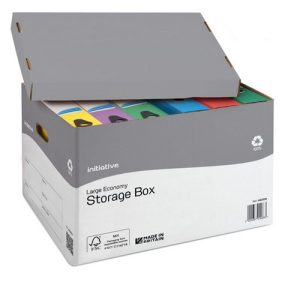 Initiative Large Economy Storage Box 355w x 430d x 290h mm