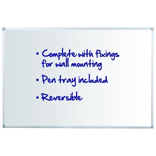 Initiative Reversible Drywipe Board inc PenTray 1200 x 900