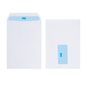 Initiative Envelope C5 Sseal Wdw 100gsm White Pk Pack 500