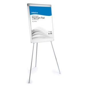 Initiative Flipchart Easel Drywipe Surface and Pen Tray