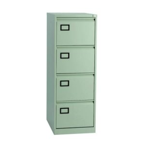 Initiative Steel Filing Cabinet 4 Drawer Goose Grey