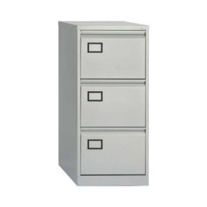 Initiative Steel Filing Cabinet 3 Drawer Goose Grey