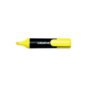 Initiative Water Based Highlighter Wedge Tip Yellow