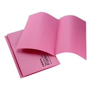 Initiative Square Cut Folders Mediumweight FC Pink