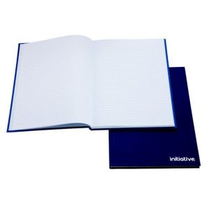Initiative Msct Book Feint Ruled 190 pages A4 70gsm Blue