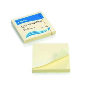 Initiative Extra Sticky Notes 76 x 76mm Yellow 90 Sheet Pads