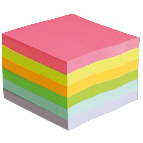 Initiative Extra Sticky Notes Assorted Neons 76 x 76mm