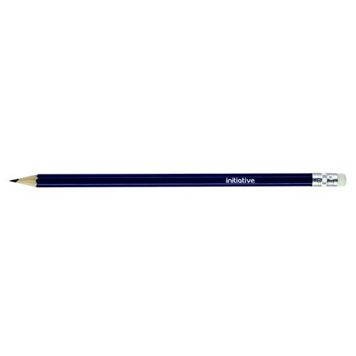 Initiative HB Eraser Tip Pencil Blue Hexagonal Barrel