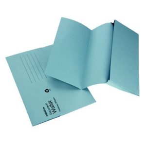 Initiative Document Wallet Foolscap Mwt 285gsm Blue