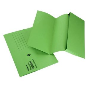 Initiative Document Wallet Foolscap Mwt 285gsm Green