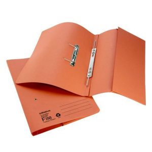 Initiative Transfer Spring File Wth Pocket FC 285gsm Orange