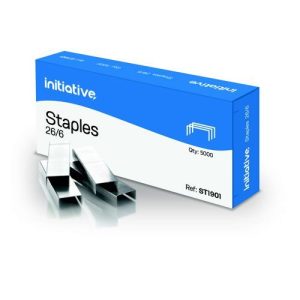 Initiative Staples 26/6mm 210 Per Strip Pack 5000