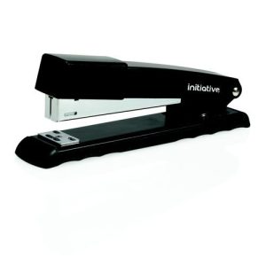 Initiative Metal Full Strip Stapler 22 Sheet Capacity Black